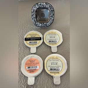 Bath and Body Works Scent Portable Vent Clip Glitter and Fragrance Refills